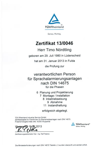 Brandschutzexperte Elektro Rieger  Elektro Rieger: Zertifizierter Brandschutzexperte in Gummersbach, Wipperfürth, Hagen, Sundern (Bild 6)
